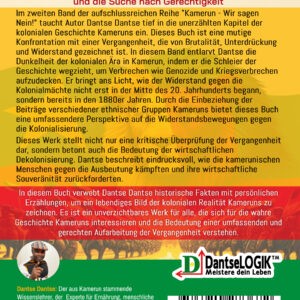 Kamerun im Blutregen - Kamerun-Wir sagen Nein Band 1 - Backcover